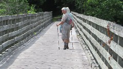 Ruth Bennett McDougal Dorrough; Judy Geisler; Virginia Creeper Trail, VA