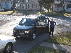 Lyn Jacobs and her new car