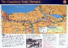 Hiking; Erie Canal Trail Map; Newark