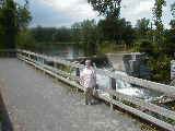 Ruth Bennett McDougal Dorrough; Hiking Erie Canal trail Palymra