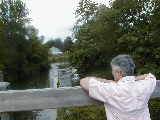 Ruth Bennett McDougal Dorrough; Hiking Erie Canal trail Palymra