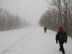 Lyn Jacobs; Ruth Bennet McDougal Dorrough Dorrough; Hiking; Erie Canal