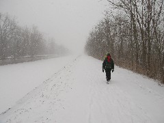 Ruth Bennet McDougal Dorrough Dorrough; Hiking; Erie Canal