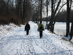Ruth Dorrough; Lyn Jacobs; Hiking; Erie Canal