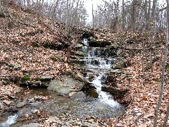 Stream near the enclosed compound