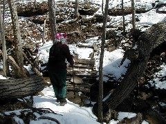 Ruth Bennett McDougal Dorrough; Hiking FLT B-01 snow