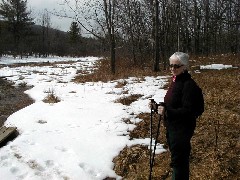 Ruth Bennett McDougal Dorrough; Hiking FLT B-01 snow