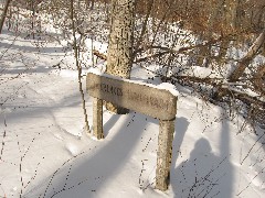 Finger Lakes Trail Tract sign