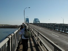 Ruth Bennett McDougal Dorrough; South Grand Island Toll Bridge, CT11 Conservation Trail Hiking