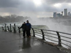 Ruth Bennett McDougal Dorrough; Dan Dorrough; CT-12 Conservation Trail Hiking Niagara river