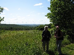 Ruth Bennett McDougal Dorrough; Lyn Jacobs; near the Interloken Trail