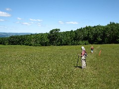 Ruth Bennett McDougal Dorrough; Lyn Jacobs; near the Interloken Trail