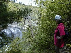 Ruth Bennett McDougal Dorrough; Hiking FLT L-01 Letchworth