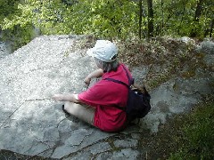 Ruth Bennett McDougal Dorrough; Hiking FLT L-01 Letchworth