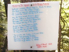 Hiking FLT L-01 Letchworth Robert Frost Poem