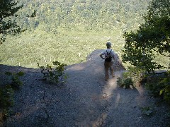 Ruth Bennett McDougal Dorrough; Hiking FLT L-01 Letchworth