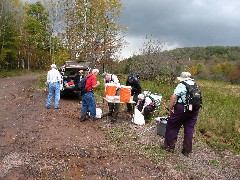 Sag wagon; Max Blennis, Lee, Ruth Bennett McDougal Dorrough; Teresa Blennis; Hiking; NCT; FLT; M-30