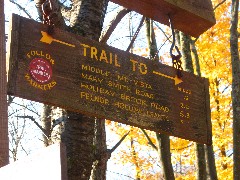 Trail to Middle Mt Vista; Mary Smith Road; we hike past this with Gale Ellsworth