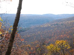 Split Rock Lookout; From the Middle Mountain Lookout in the Catskills