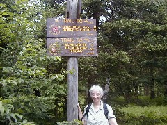 Ruth Bennett McDougal Dorrough; Hiking NCT FLT M31 Balsam Lake Mt Dry Brook Ridge