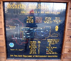 Great Eastern Trail; McCarthy Hill State Forest sign