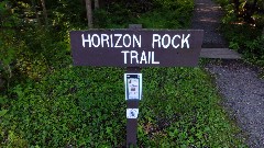 sign IAT; Horizon Rock Trail, WI