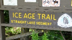 IAT; 
sign Straight Lake Segment, WI