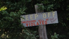 IAT
sign Keep Off
Trespassers will be violated
Dave Kahan