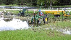 submerged farm machinery; IAT; Buffalo Lake area, WI