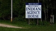 sign Indian Agency House