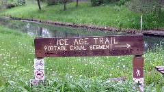 sign Ice Age Trail
Portage Canal Segment
Marquette Trail Segment