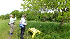 Judy Geisler; Ruth Bennett McDougal Dorrough; IAT; Gibralter Rock, WI; Art on the Trail