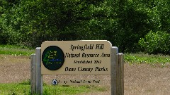 sign Springfield Hill
Natural Resource Area
Dane County Parks