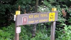 IAT
sign Ice Age Trail; IAT; Camp 27 Segment