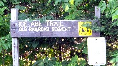 sign IAT; Old Railroad Segment, WI