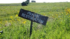 sign Prairie Restoration