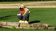 Lion s head statue; IAT, WI