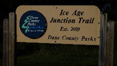 sign Ice Age Junction Trail