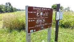 sign Brooklyn Wildlife Area