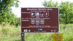 sign Brooklyn Wildlife Area