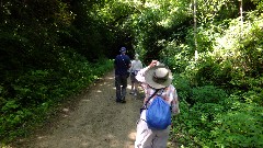 Bob Geisler; Judy Geisler; Ruth Bennett McDougal Dorrough; tunnel; IAT; Badger State Trail, WI