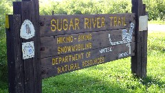 sign Sugar River Trail