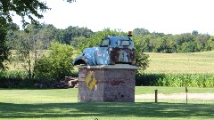 truck statue ; IAT, WI