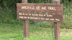 sign Janesville Ice Age Trail