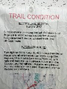 note Trail Condition; IAT; Storrs Lake Segment, WI