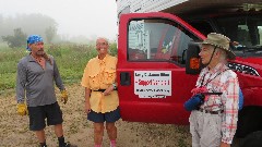 Rocky ( The Flying Squirrel ) (other); Ruth Bennett McDougal Dorrough; Judy Geisler; Long Distance Hiker Support; IAT; N Bowers Rd, WI