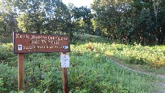 sign IAT; Kettle Moraine Oak Opening Bald Bluff Unit, WI