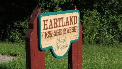 sign IAT; Ice Age Wetland; Aldo Leopold Overlook, WI