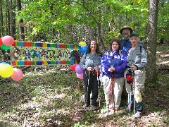 Gail Ellsworth; Patty Millard; Dan Dorrough; Ruth Bennett McDougal Dorrough; Hiking; NCT; FLT; M-01; Allegany County Hike Series