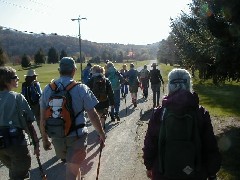 Hiking M03 FLT Conference group hike